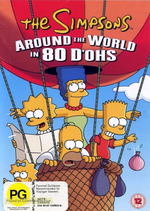 &quot;The Simpsons&quot; - New Zealand DVD movie cover
