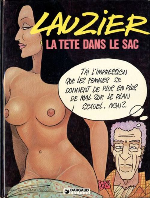 La t&ecirc;te dans le sac - French DVD movie cover