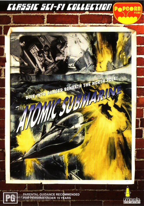 The Atomic Submarine - Australian DVD movie cover