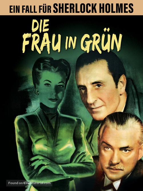 The Woman in Green - German Movie Poster
