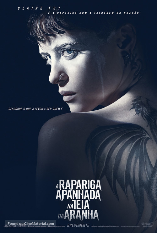 The Girl in the Spider&#039;s Web - Portuguese Movie Poster