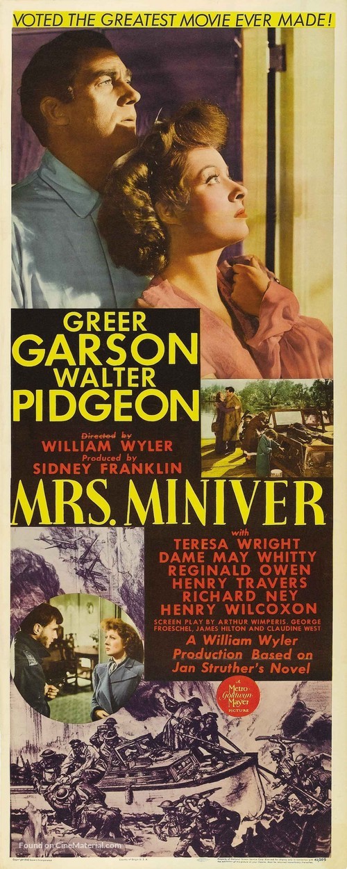 Mrs. Miniver - Movie Poster