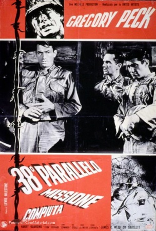 Pork Chop Hill - Italian Movie Poster