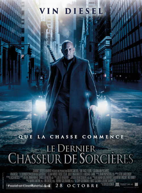 The Last Witch Hunter - French Movie Poster