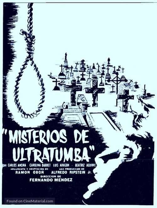 Misterios de ultratumba - Mexican Movie Poster