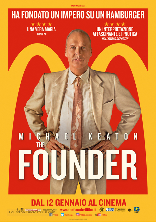 The Founder - Italian Movie Poster