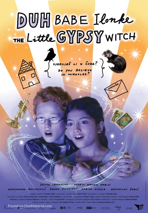 The Little Gypsy Witch - Croatian Movie Poster