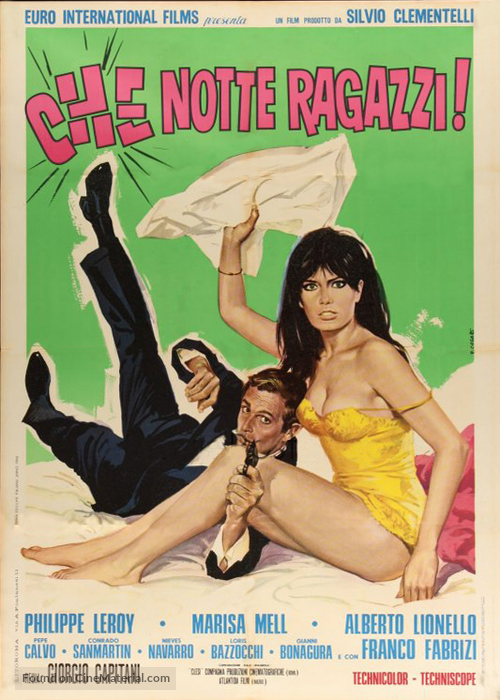 Che notte ragazzi! - Italian Movie Poster