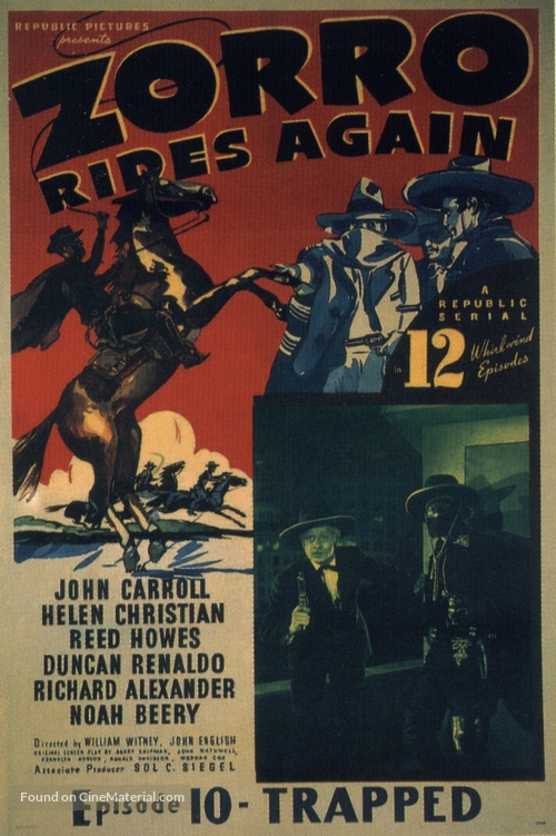 Zorro Rides Again - Movie Poster