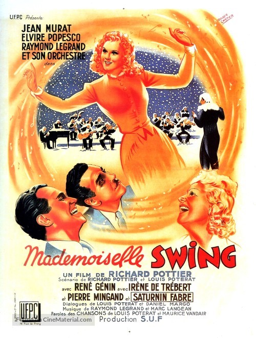 Mademoiselle Swing - French Movie Poster