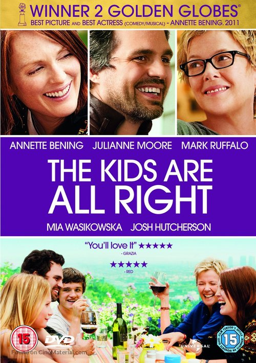 The Kids Are All Right - British DVD movie cover