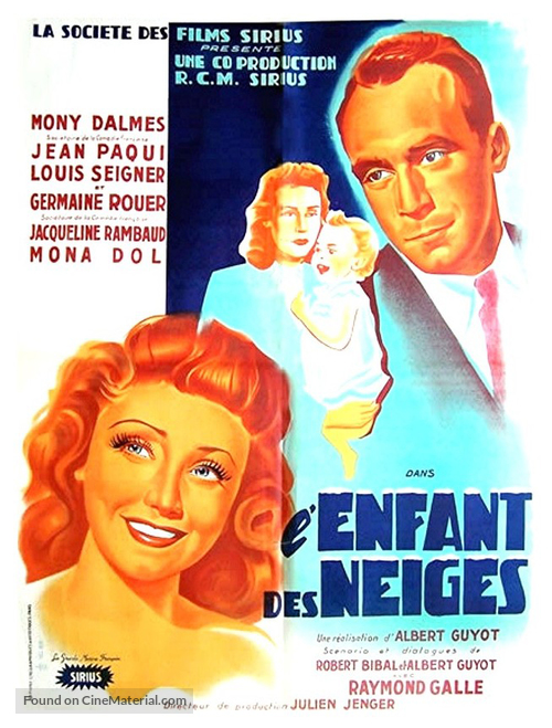 L&#039;enfant des neiges - French Movie Poster