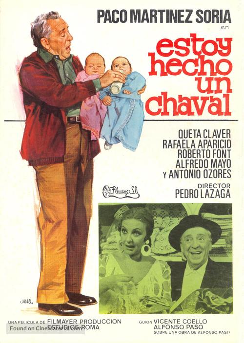 Estoy hecho un chaval - Spanish Movie Poster