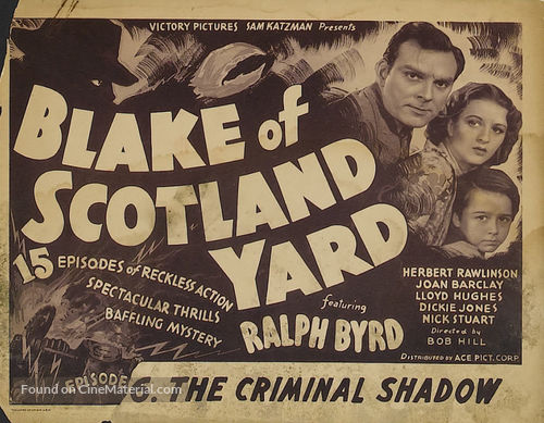 Blake of Scotland Yard - Movie Poster