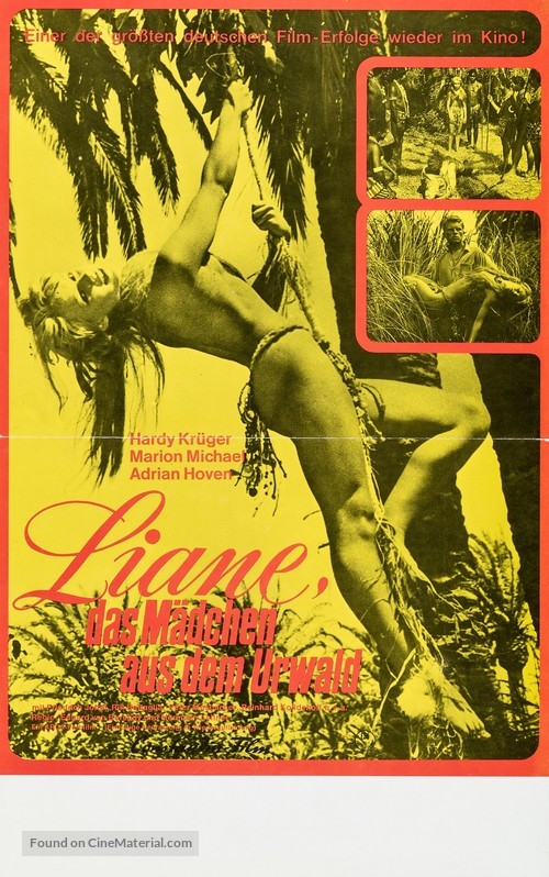 Liane, das M&auml;dchen aus dem Urwald - German Re-release movie poster