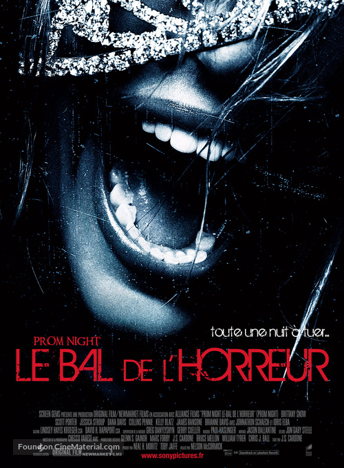 Prom Night - French Movie Poster