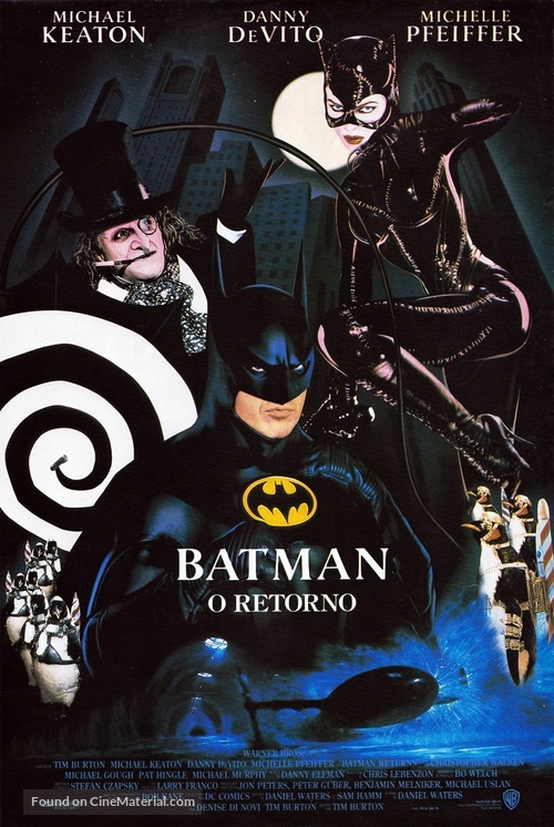 Batman Returns - Brazilian Movie Poster