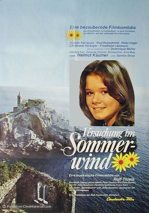 Versuchung im Sommerwind - German Movie Poster