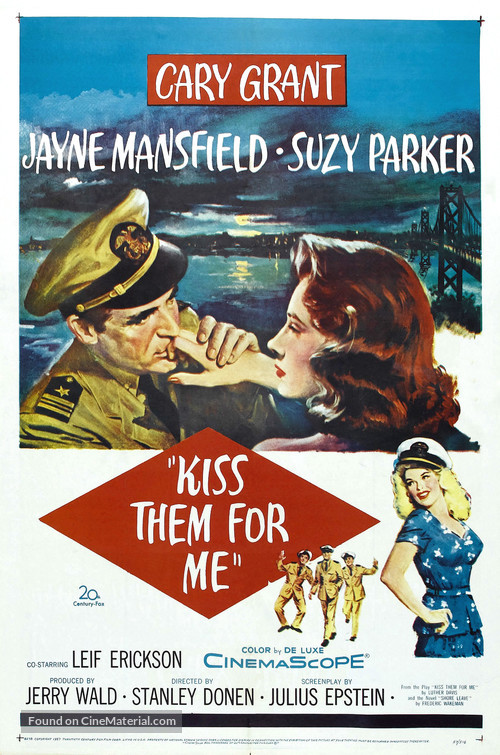 Kiss Them for Me - Movie Poster