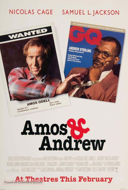 Amos &amp; Andrew - Advance movie poster