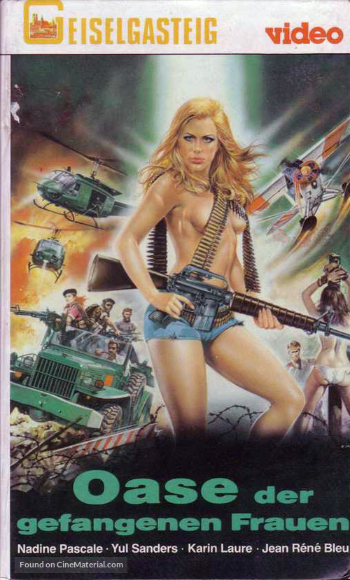 L&#039;oasis des filles perdues - German VHS movie cover