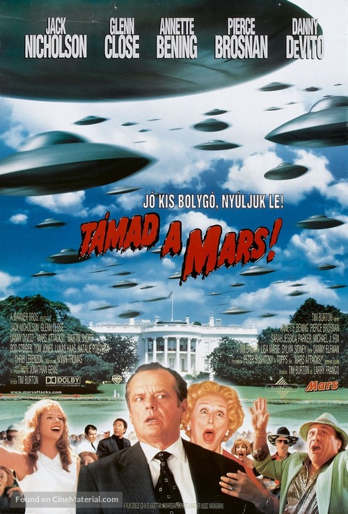 Mars Attacks! - Hungarian DVD movie cover