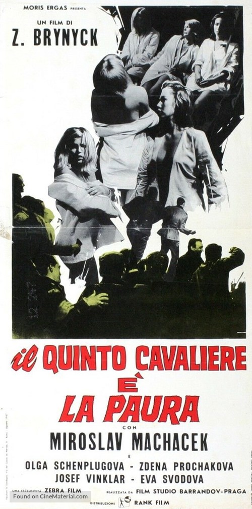 ...a p&aacute;ty jezdec je Strach - Italian Movie Poster