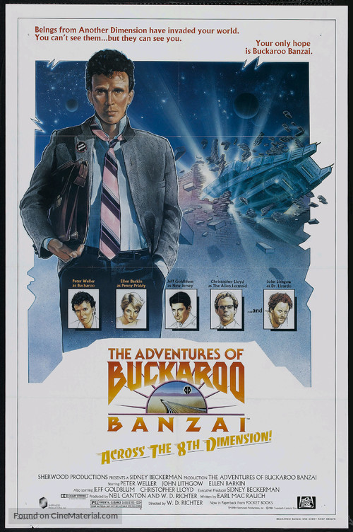 The Adventures of Buckaroo Banzai Across the 8th Dimension - Movie Poster