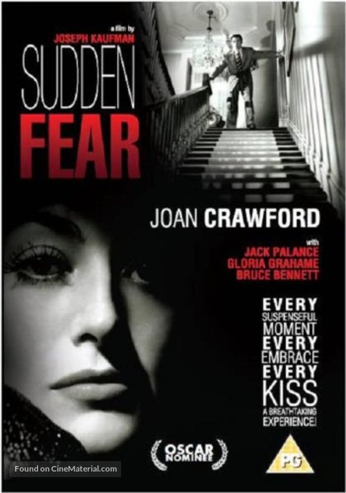 Sudden Fear - British DVD movie cover