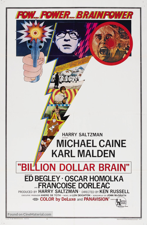 Billion Dollar Brain - Movie Poster