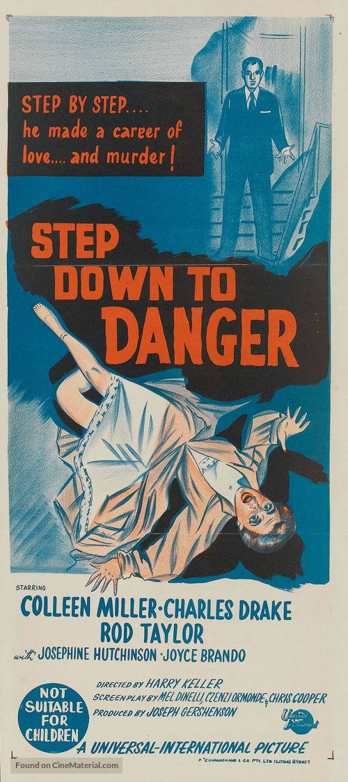 Step Down to Terror - Australian Movie Poster