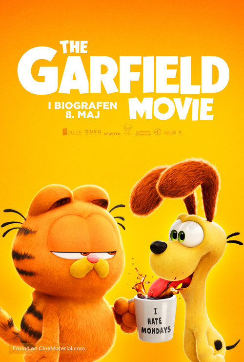 The Garfield Movie - Danish Movie Poster