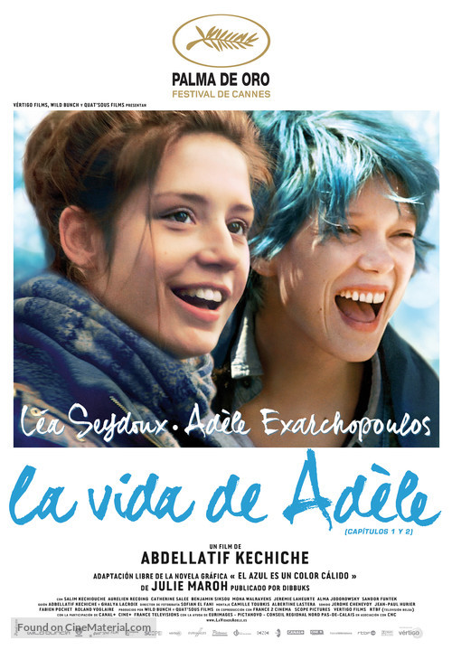 La vie d&#039;Ad&egrave;le - Spanish Movie Poster