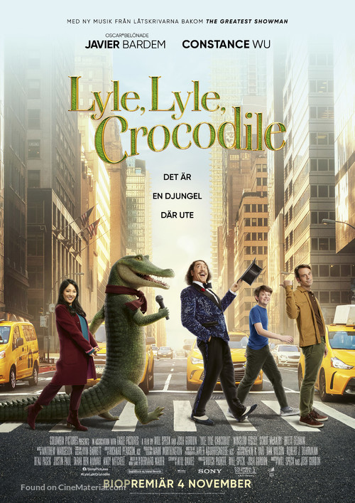 Lyle, Lyle, Crocodile - Swedish Movie Poster