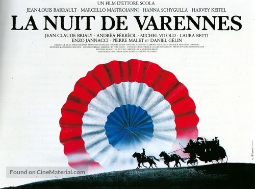 La nuit de Varennes - French Movie Poster