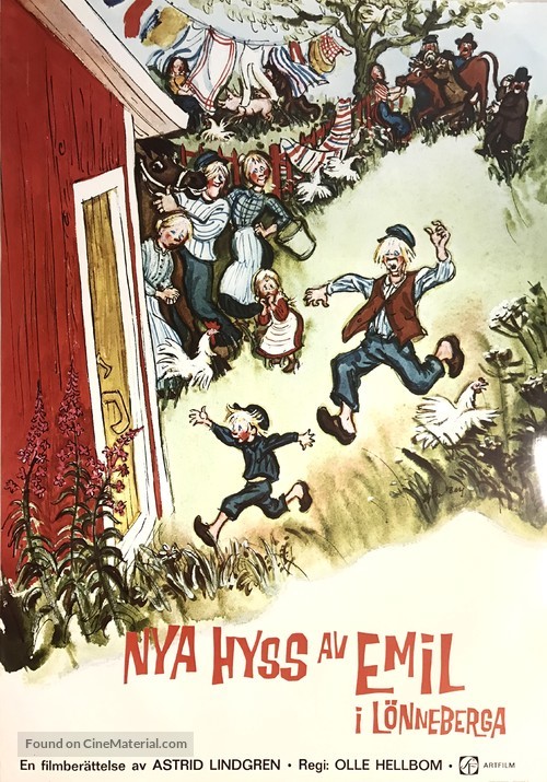 Nya hyss av Emil i L&ouml;nneberga - Swedish Movie Poster