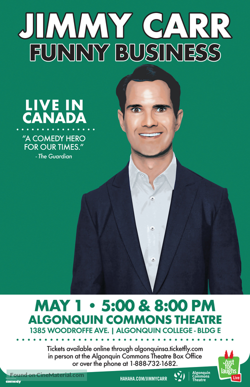 Jimmy Carr: Funny Business - Canadian Movie Poster