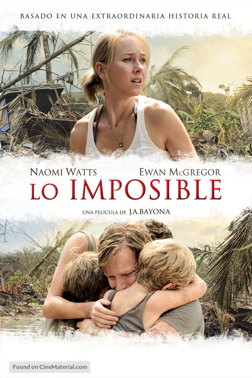 Lo imposible - Spanish Movie Poster