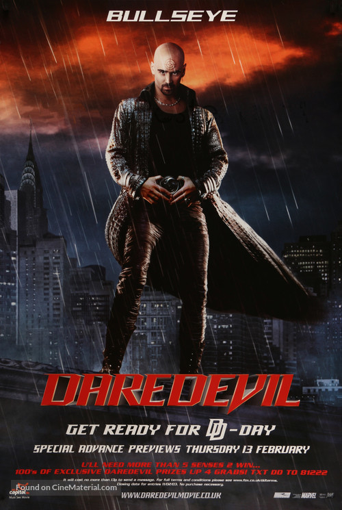 Daredevil - British Movie Poster
