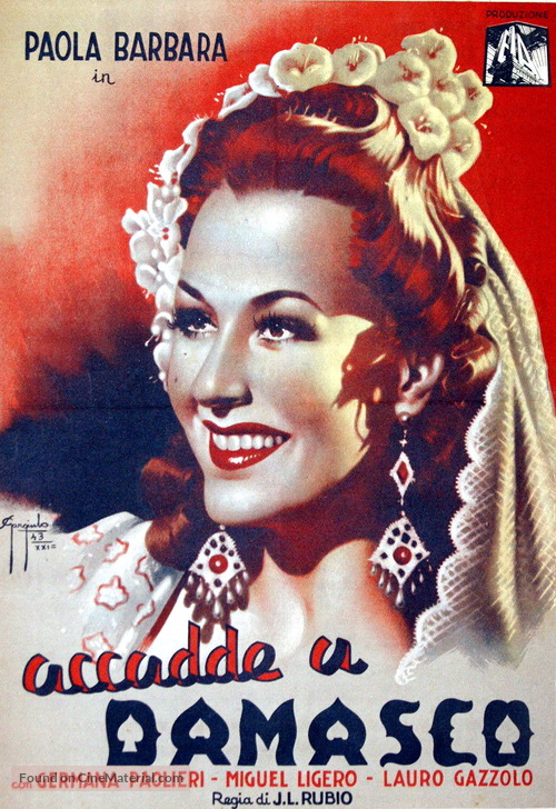 Sucedi&oacute; en Damasco - Italian Movie Poster