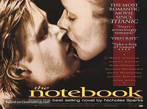 The Notebook - British Movie Poster