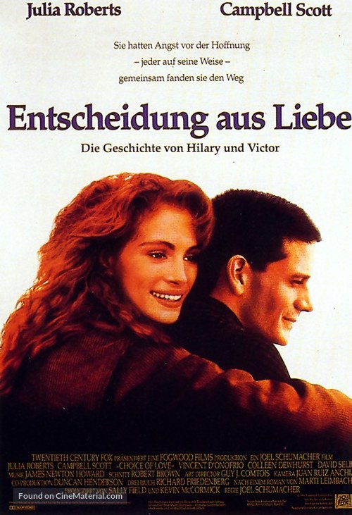 Dying Young - German Movie Poster
