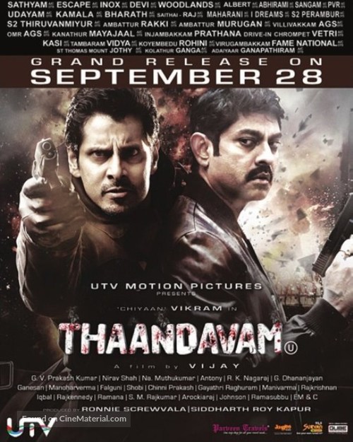 Thaandavam - Indian Movie Poster