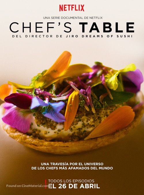 &quot;Chef&#039;s Table&quot; - Mexican Movie Poster