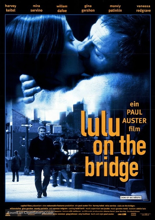 Lulu on the Bridge - German Movie Poster