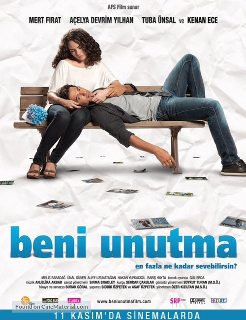 Beni unutma - Turkish Movie Poster