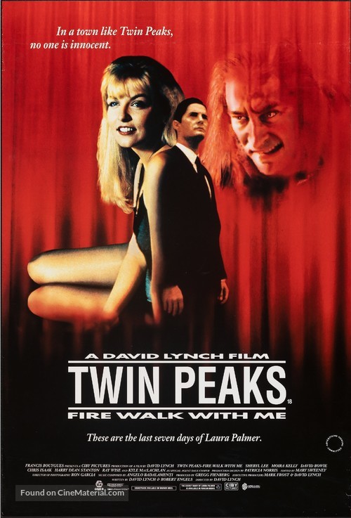 Twin Peaks: Fire Walk with Me - British Movie Poster