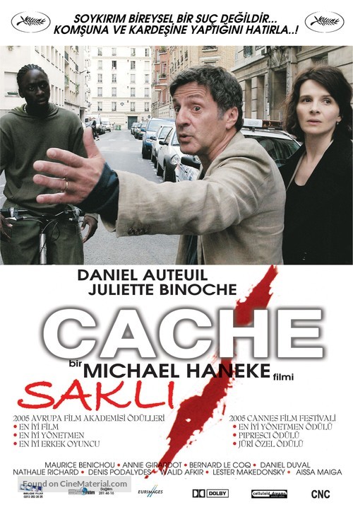 Cach&eacute; - Turkish Movie Poster