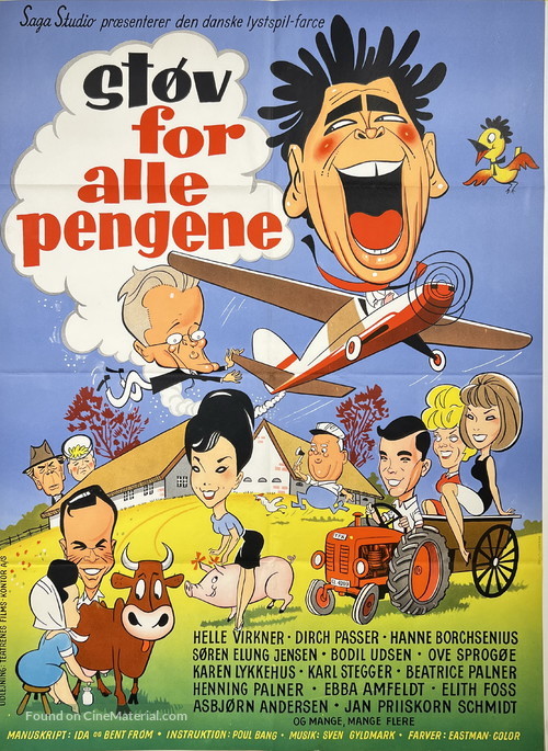 St&oslash;v for alle pengene - Danish Movie Poster