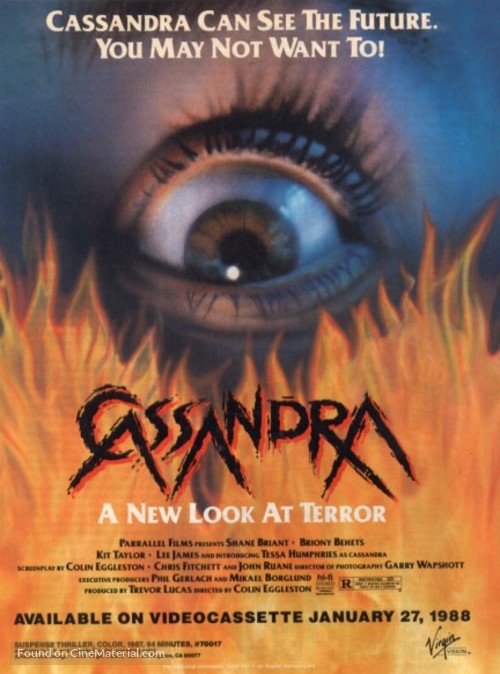 Cassandra - Video release movie poster